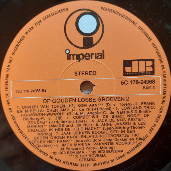 Various - Op Gouden Losse Groeven 2 (LP) 52252