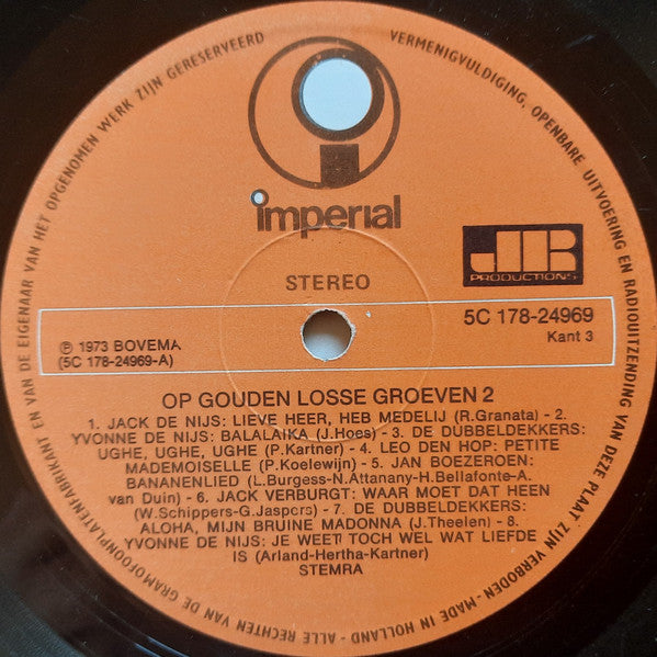 Various - Op Gouden Losse Groeven 2 (LP) 52252