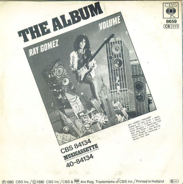 Ray Gomez - Summer In The City Vinyl Singles Vinyl Very Good (VG) <br> Hoes Good Plus (G+)