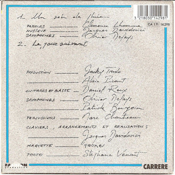 Blues Trottoir - Un Soir De Pluie