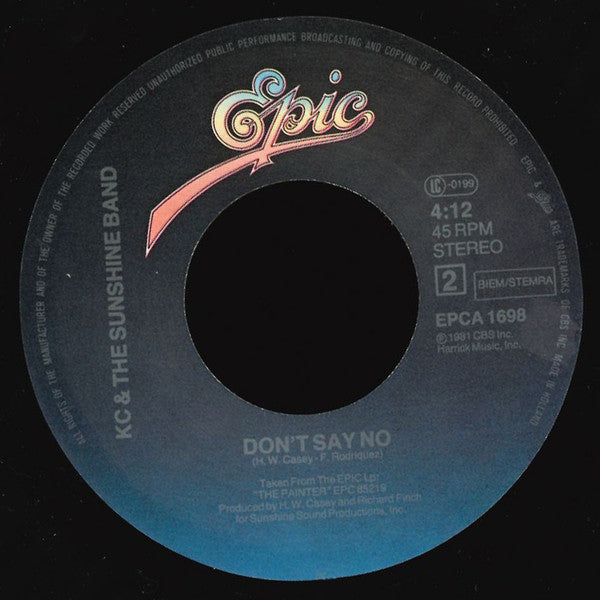 KC & The Sunshine Band - Love Me Vinyl Singles Vinyl Goed / Hoes Generic