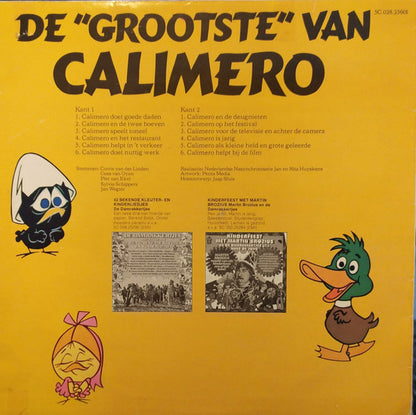 Calimero - De "Grootste" Van Calimero (LP) Vinyl LP Vinyl Very Good (VG) <br> Hoes Good Plus (G+)