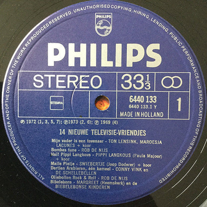 Various - 14 Nieuwe Televisie-vriendjes (LP) 49537 (B) Vinyl LP VINYLSINGELS.NL