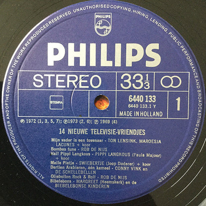 Various - 14 Nieuwe Televisie-vriendjes (LP) * Vinyl LP VINYLSINGLES.NL