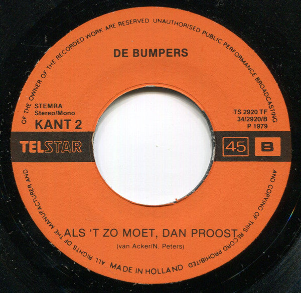 Bumpers - Oh Mamma, Ze Zit Me Achterna