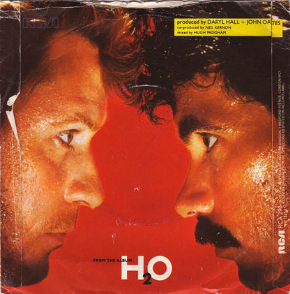 Daryl Hall + John Oates - Maneater Vinyl Singles Vinyl Very Good (VG) <br> Hoes Good Plus (G+)