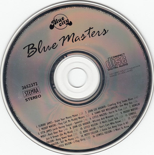 Various - Blue Masters (CD) Compact Disc Goede Staat