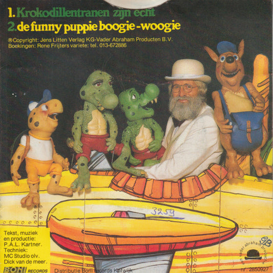 Vader Abraham - Krokodillentranen Zijn Echt (B-Keus) Vinyl Singles Vinyl Goed / Hoesje Slecht "VINYLSINGLES.NL"