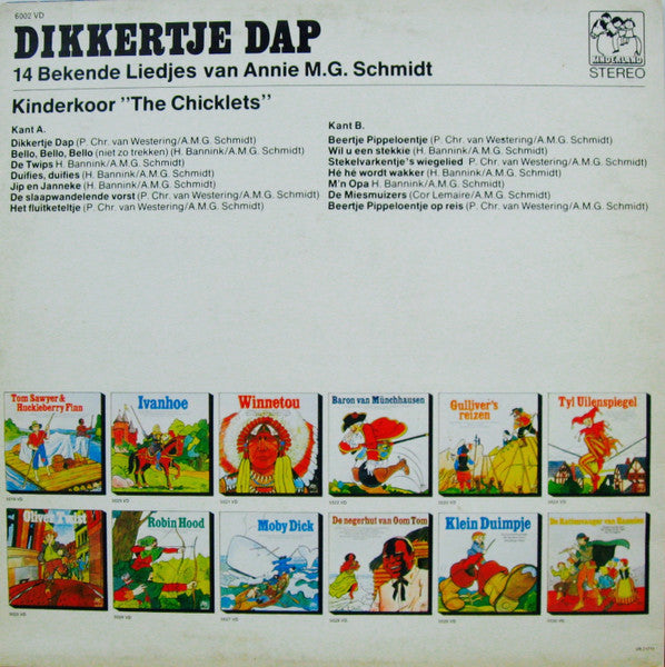 Kinderkoor De Chicklets - Dikkertje Dap (LP) 51291 Vinyl LP Goede Staat