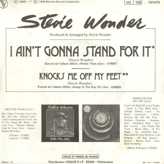 Stevie Wonder - I Ain't Gonna Stand For It
