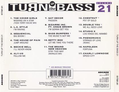 Various - Turn Up The Bass Volume ** (CD) Compact Disc Goede Staat