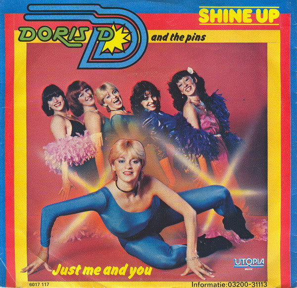 Doris D And The Pins - Shine Up Vinyl Singles Vinyl Zeer Goed / Hoesje Goed "VINYLSINGLES.NL"