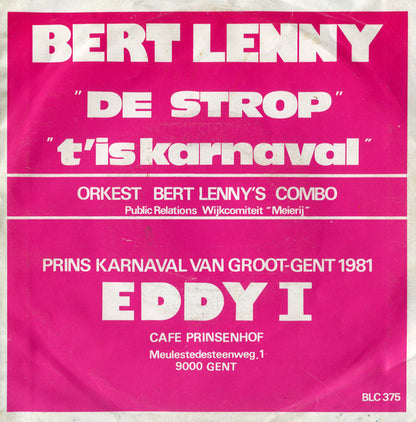 Bert Lenny - De Strop 17823 Vinyl Singles Goede Staat