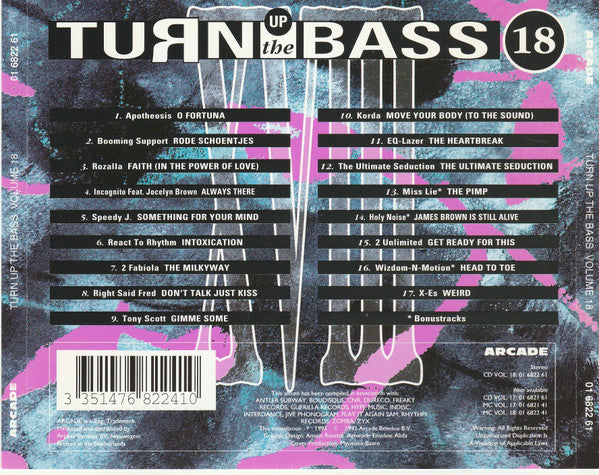 Various - Turn Up The Bass - ** (CD) Compact Disc Goede Staat