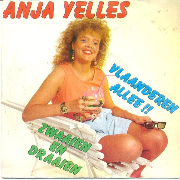 Anja Yelles - Vlaanderen Allee!! 37070 Vinyl Singles Goede Staat