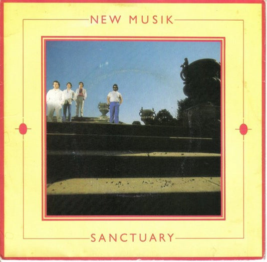 New Musik - Sanctuary 35901 Vinyl Singles Goede Staat