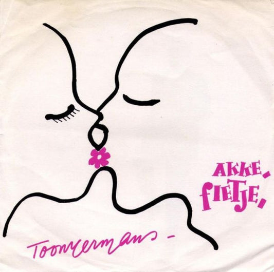 Toon Hermans - Akke, Fietje Vinyl Singles Vinyl Very Good (VG) <br> Hoes Good Plus (G+)