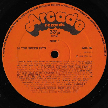 Various - 20 Top Speed Hits (LP)