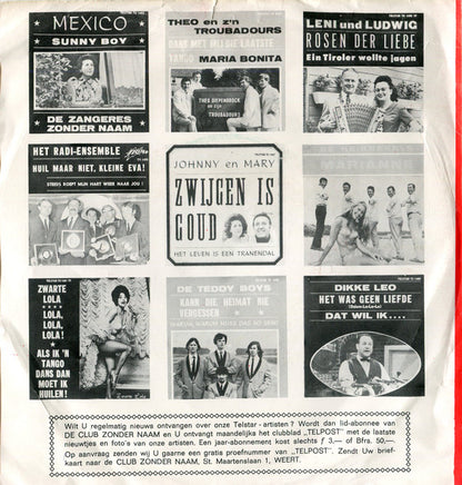 Johnny Hoes - Mijn Molly Vinyl Singles Vinyl Very Good (VG) <br> Hoes Good Plus (G+)