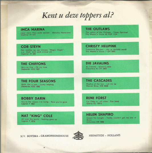 Three Jacquets - We Hebben Zo Gelachen Vinyl Singles Vinyl Zeer Goed / Hoesje Goed "VINYLSINGLES.NL"