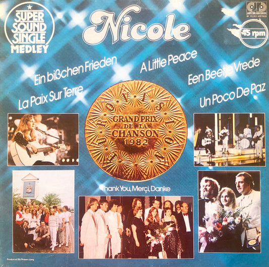 Nicole - Ein Bißchen Frieden (Medley) (Maxi-Single) Maxi-Singles VINYLSINGLES.NL