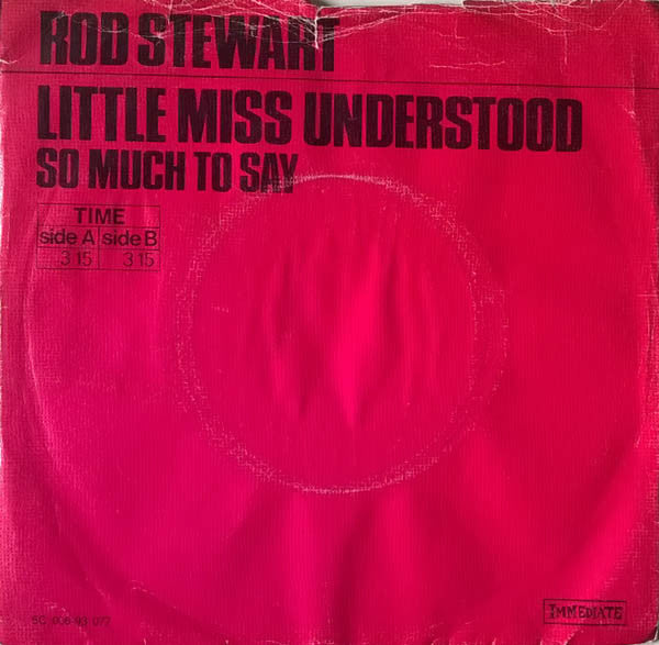 Rod Stewart - Little Miss Understood 38658 (B) Vinyl Singles VINYLSINGLES.NL