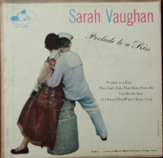 Sarah Vaughan - Prelude To A Kiss Vinyl Singles EP Vinyl Very Good (VG) <br> Hoes Good Plus (G+)