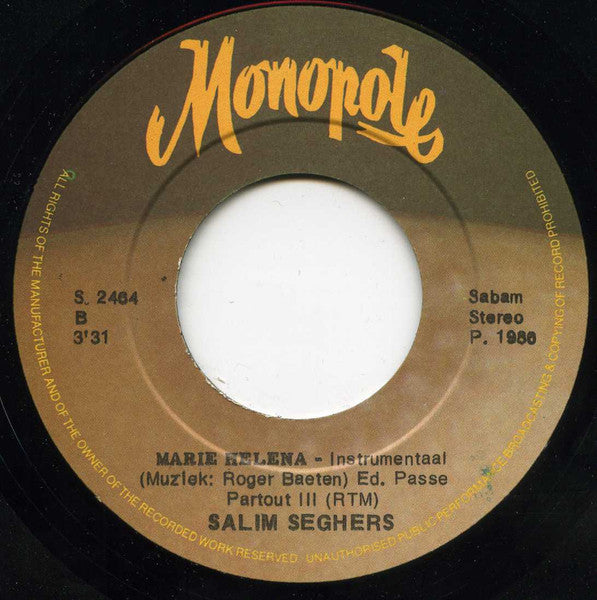 Salim Seghers - Marie Helena