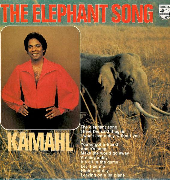 Kamahl - The Elephant Song (LP) Vinyl LP Vinyl Very Good (VG) <br> Hoes Good Plus (G+)