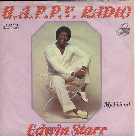 Edwin Starr - H.A.P.P.Y. Radio 36860 Vinyl Singles Goede Staat