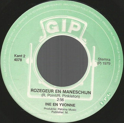 Ine & Yvonne - Eiland In De Zon Vinyl Singles Vinyl Goed / Hoes Generic