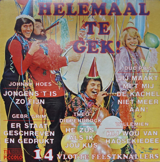 Various - Helemaal Te Gek! (LP) 50145 Vinyl LP Goede Staat