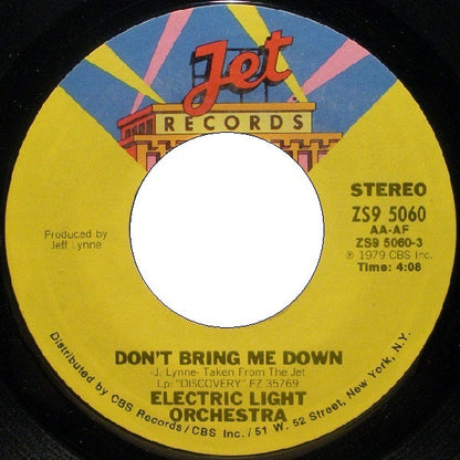 Electric Light Orchestra - Don't Bring Me Down 39258 Vinyl Singles Goede Staat