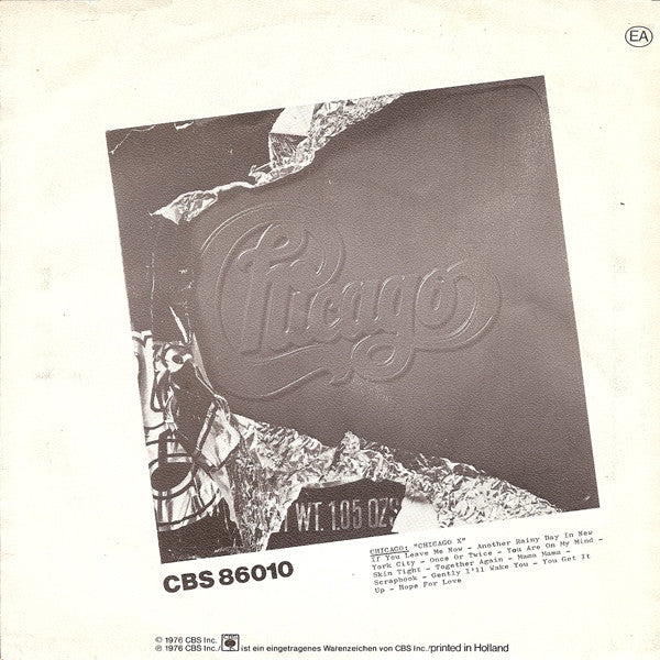 Chicago - If You Leave Me Now 38613 Vinyl Singles Goede Staat