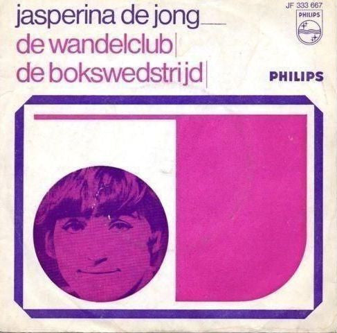 Jasperina de Jong - De Wandelclub Vinyl Singles Vinyl Very Good (VG) <br> Hoes Good Plus (G+)