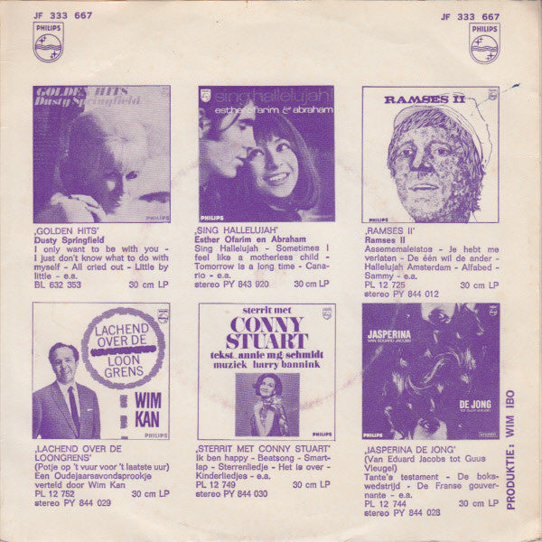 Jasperina de Jong - De Wandelclub Vinyl Singles Vinyl Very Good (VG) <br> Hoes Good Plus (G+)