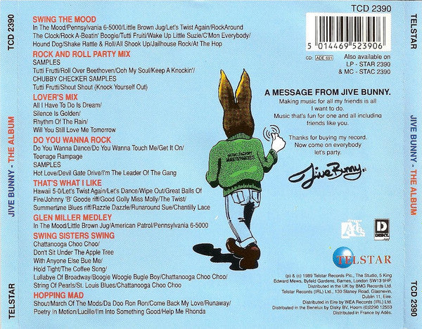 Jive Bunny And The Mastermixers - Jive Bunny - The Album (CD) Compact Disc Goede Staat