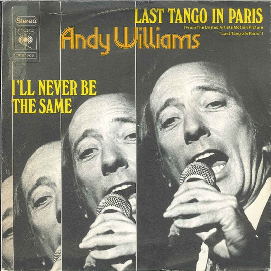 Andy Williams - Last Tango In Paris Vinyl Singles Goede Staat