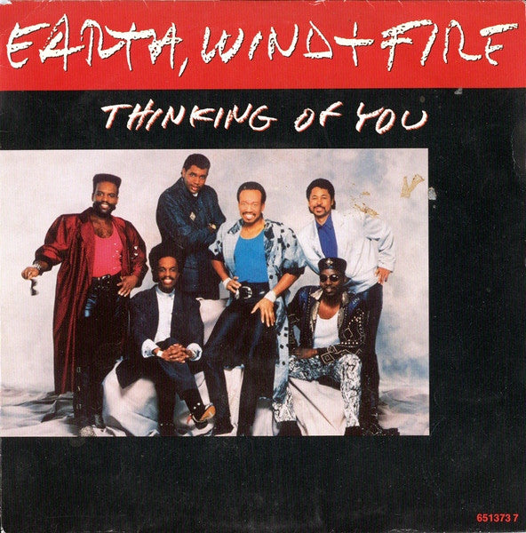 Earth, Wind & Fire - Thinking Of You Vinyl Singles Vinyl Very Good (VG) <br> Hoes Good Plus (G+)