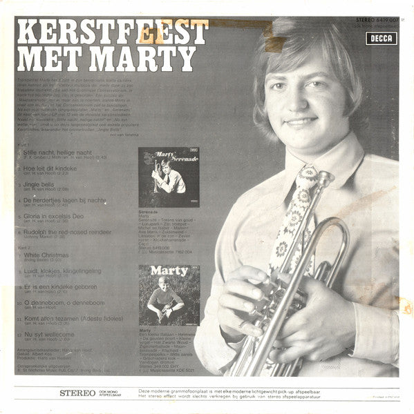Marty - Kerstfeest met Marty (LP) 41547 42870 50371 Vinyl LP Goede Staat