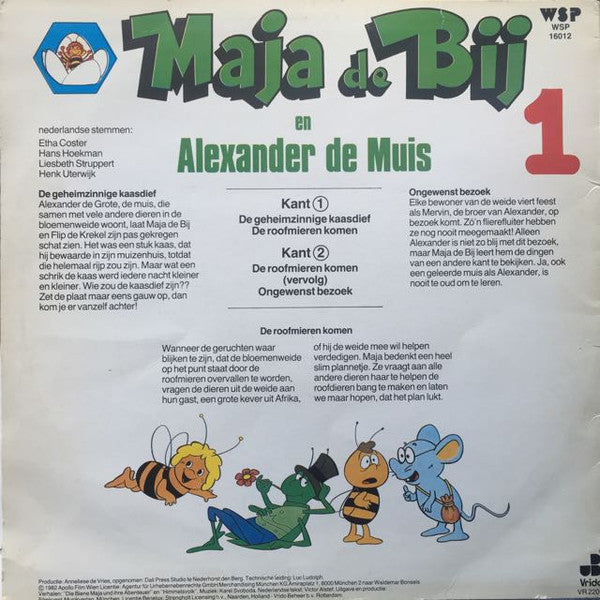 Maja De Bij - Maja De Bij En Alexander De Muis * (LP) Vinyl LP Vinyl Very Good (VG) <br> Hoes Good Plus (G+)
