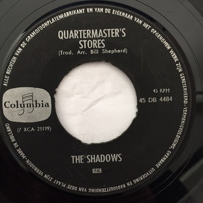 Shadows - Apache Vinyl Singles Vinyl Very Good (VG) <br> Hoes Generic