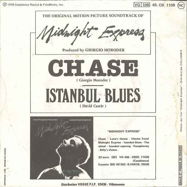 Giorgio Moroder / David Castle - Chase / Istanbul Blues 35520 Vinyl Singles VINYLSINGLES.NL