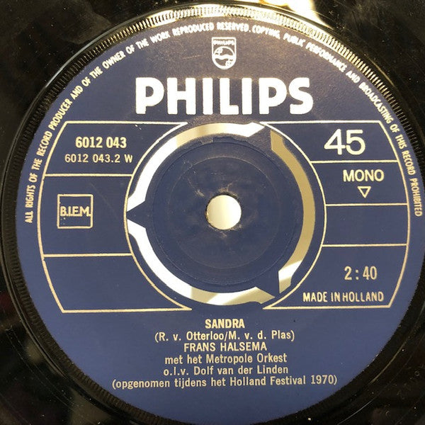 Frans Halsema - Kaboutertango Vinyl Singles Vinyl Goed / Hoes Generic