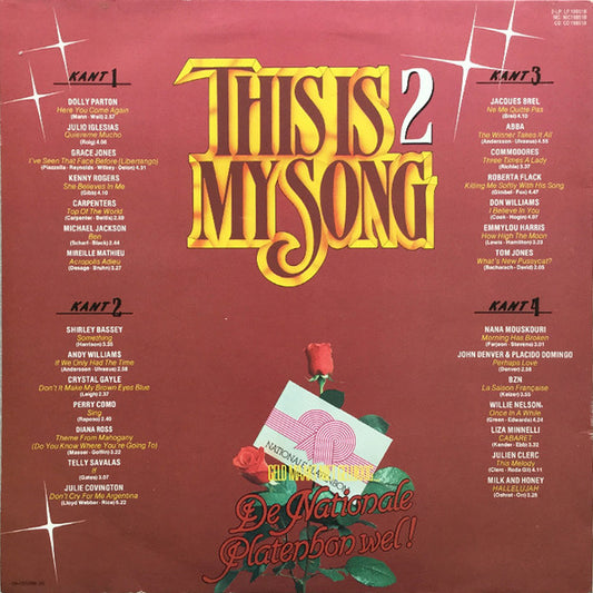 Various - This Is My Song 2 (LP) Vinyl LP Dubbel Vinyl Zeer Goed / Hoesje Goed "VINYLSINGLES.NL"