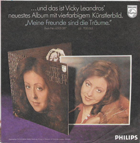 Vicky Leandros - Rot Ist Die Liebe 19239 Vinyl Singles Goede Staat