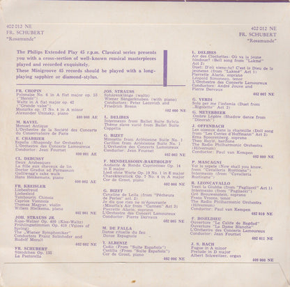 Fr. Schubert, The Residency Orchestra (The Hague), Willem Van Otterloo – Entr'Acte Music No. 3