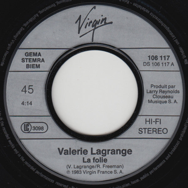 Valérie Lagrange - La Folie