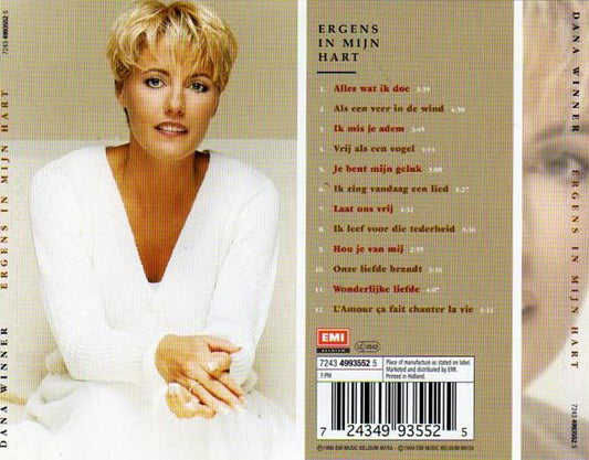 Dana Winner - Ergens In Mijn Hart (CD) Compact Disc Goede Staat "VINYLSINGLES.NL"