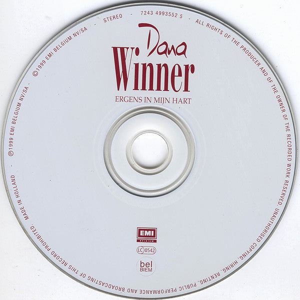 Dana Winner - Ergens In Mijn Hart (CD) Compact Disc Goede Staat
